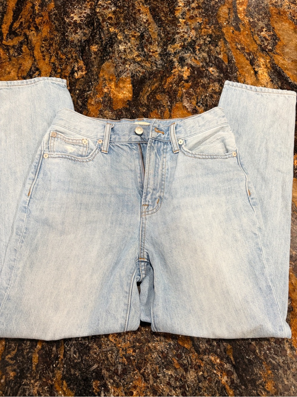 Madewell Light Blue Straight Leg Jeans